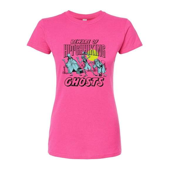 The Haunted Mansion - Hitchhiking Ghosts - Juniors Fitted Graphic T-Shirt