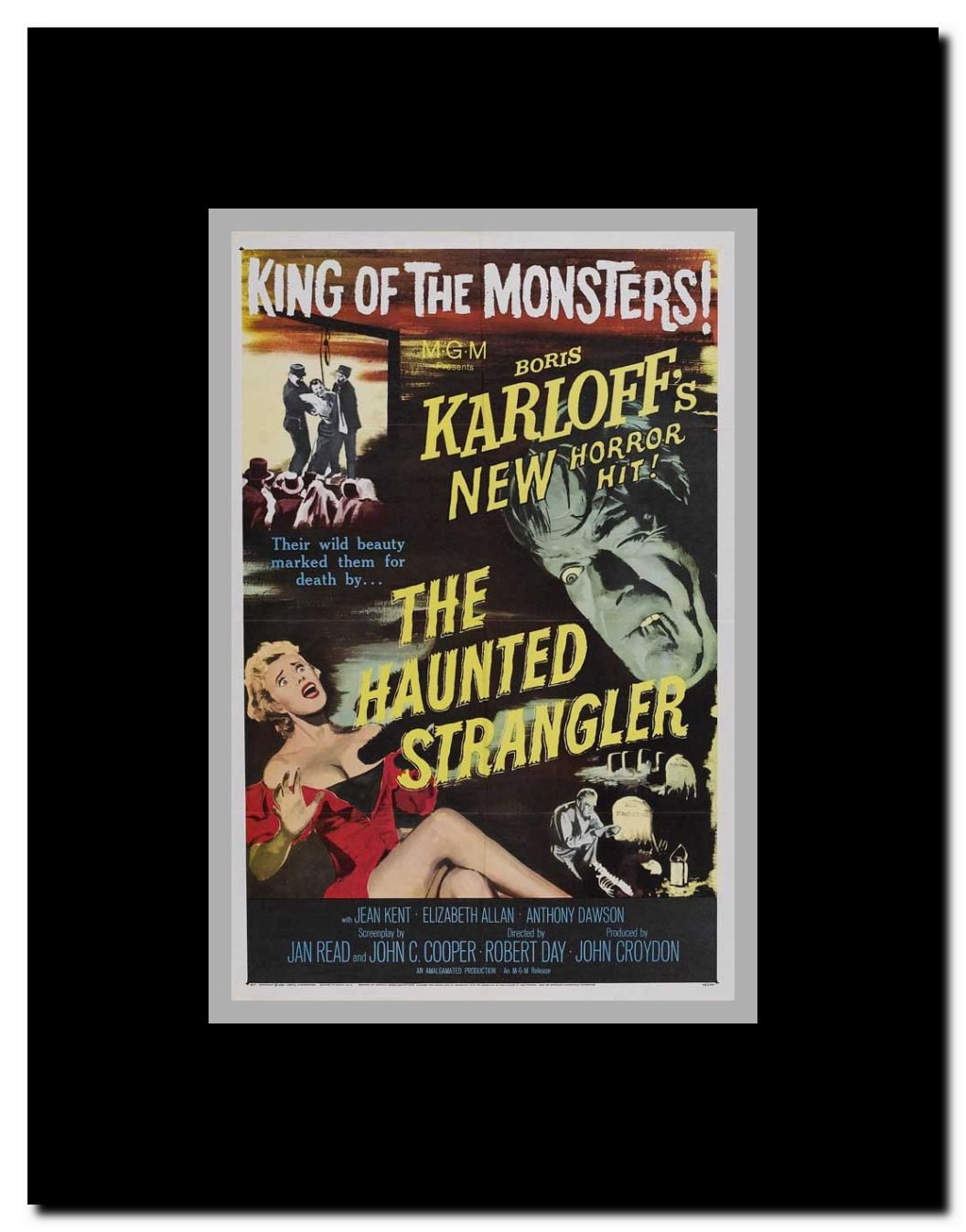 The Haunted Strangler Framed Movie Poster