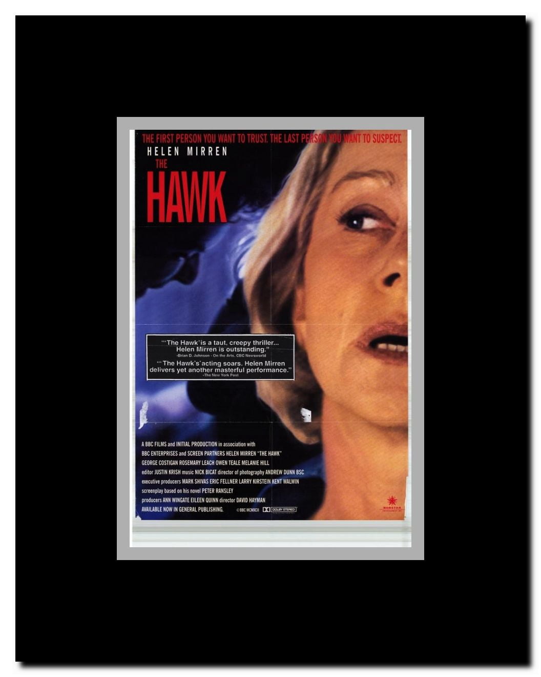 The Hawk Framed Movie Poster
