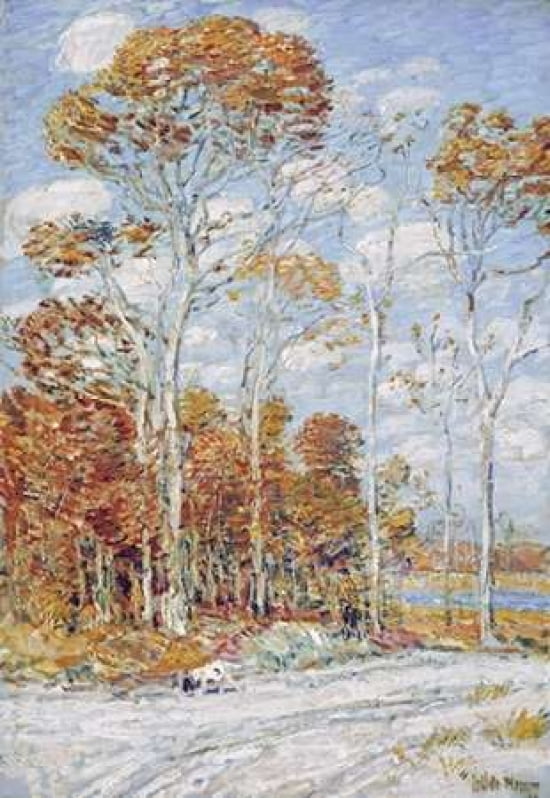 The Hawks Nest Canvas Art - Childe Hassam (12 x 18)