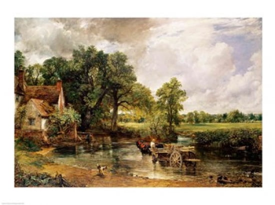 The Hay Wain 1821 Canvas Art - John Constable (24 x 18)