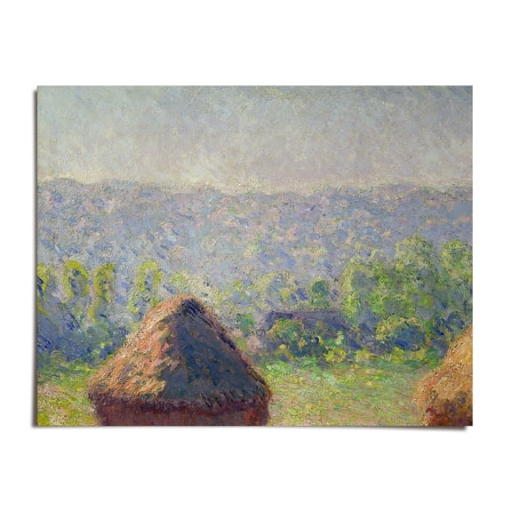 The Haystacks 1 - Claude Monet - 8.5x11 - Wall Art Print - UNFRAMED