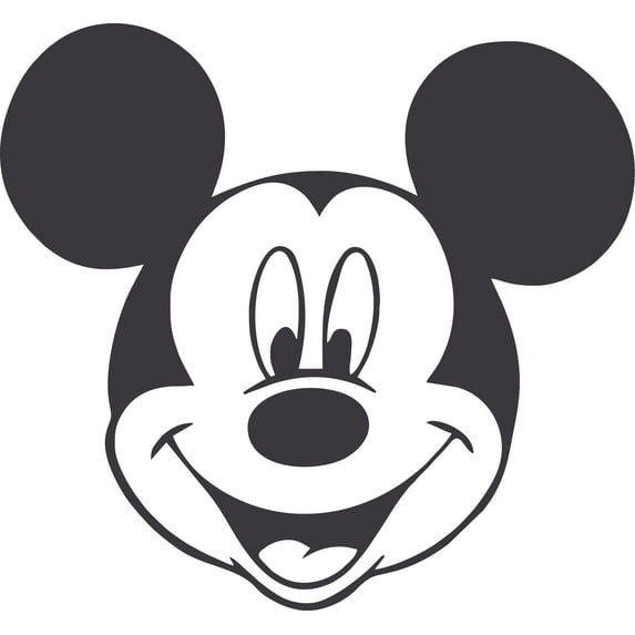 The Head Cartoon Character Art Vinyl Decors Sticker Design Decal Girls Boys Kids Room Bedroom Nursery Kindergarten Home Decor Stickers Wall Vinyl Design Decoration Size (30x27 inch)