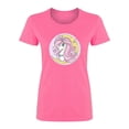 thumbnail image 1 of The Head Of A Unicorn Shaped T-Shirt Women -Image by Shutterstock, Female Small, 1 of 2