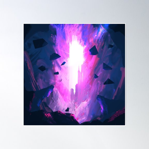 The Healer Poster Wall Art, Modern Wall Decor, 24x24 UNFRAMED