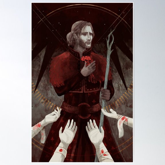 The Healer Poster Wall Art, Modern Wall Decor For Living Room Bedroom, 8x12 UNFRAMED