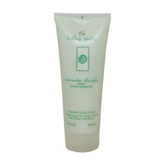 The Healing Garden Cucumber Therapy Reawaken Body Lotion With Linden Blossoms 7.0 Oz / 200 Ml for Women