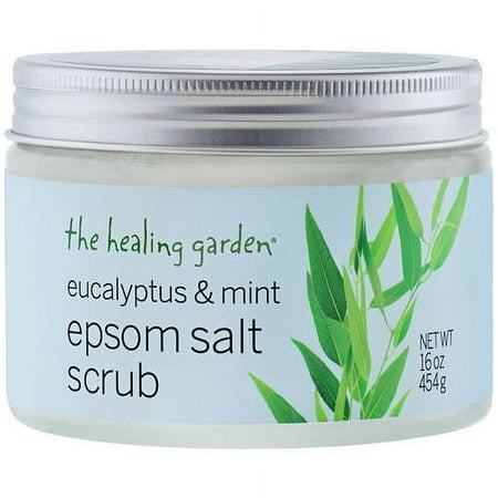 The Healing Garden Eucalyptus & Mint Epsom Salt Scrub, 16 oz