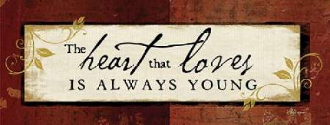 The Heart That Loves Canvas Art - Jennifer Pugh (24 x 48)