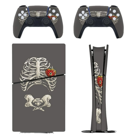 The Heart, The Skull, The Lock PS5/PS5 Slim Digital Disc Skin Sticker For Console And Controller Skins