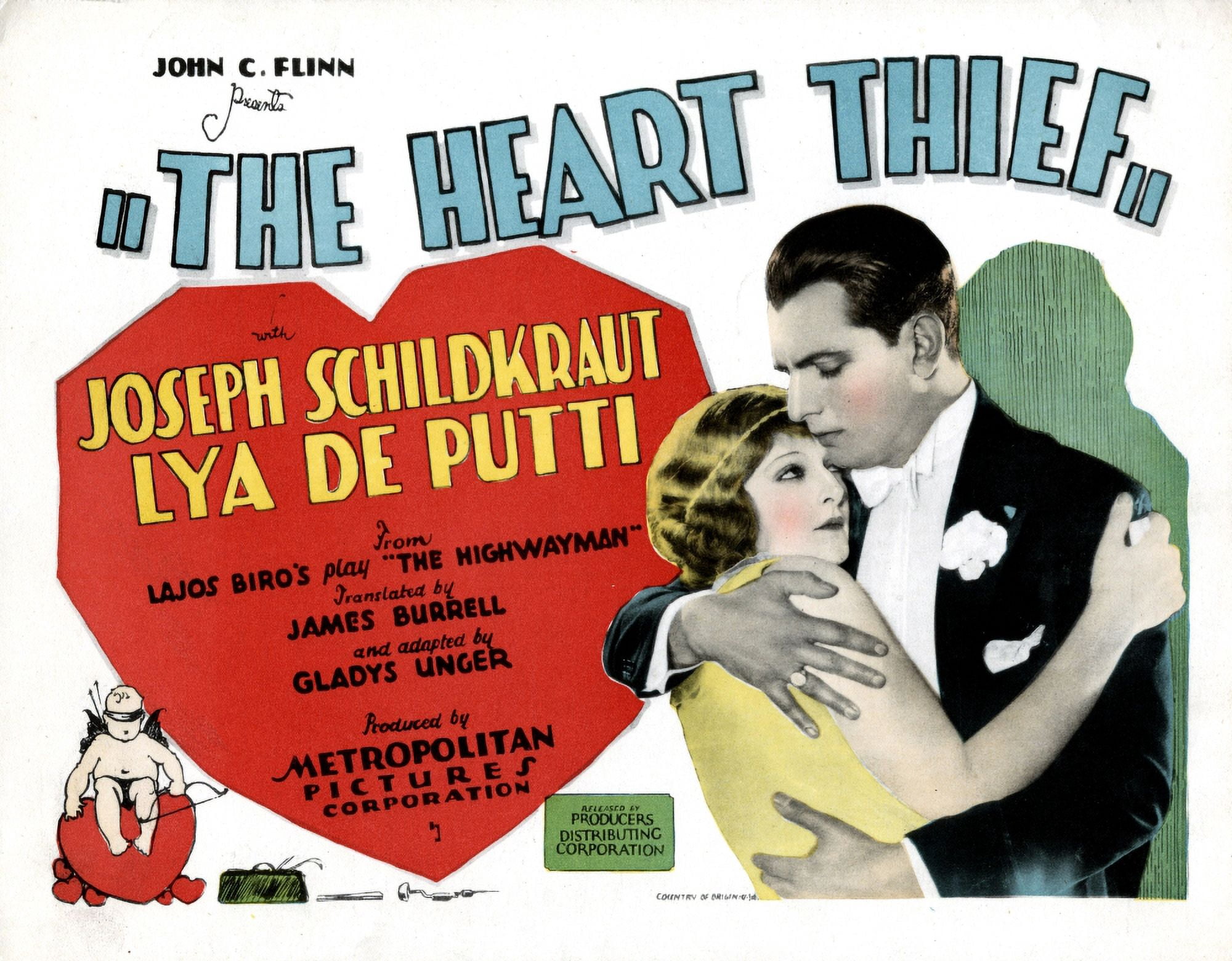 The Heart Thief Canvas Art - (28 x 22)