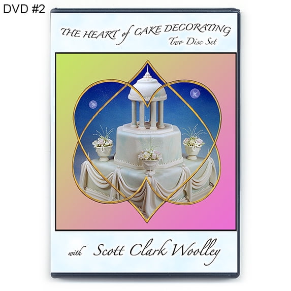 The Heart of Cake Decorating ~ Baking, Icing, Piping and Rolled Fondant - with Scott Clark Woolley (NTSC DVD Format)