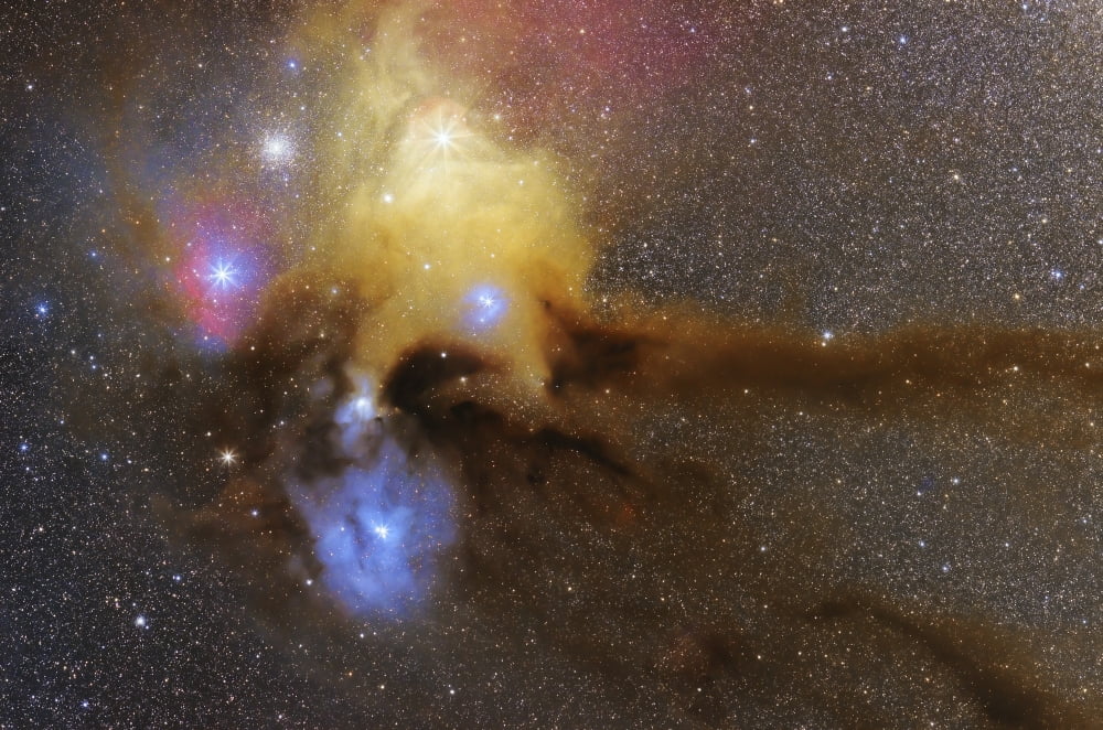 The Heart of Scorpius (Antares region) Canvas Art - Lorand FenyesStocktrek Images (34 x 23)