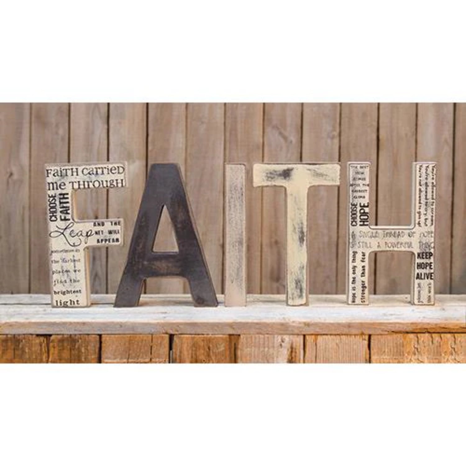 Faith Block Letters PLUS SIZE Tee