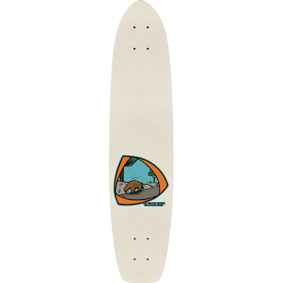 The Heated Wheel Polarizer Mini Mauler Skateboard Deck Original - 6" x 27" (Deck Only)
