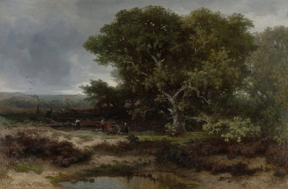 The Heath Near Wolfheze Canvas Art - (24 x 18)