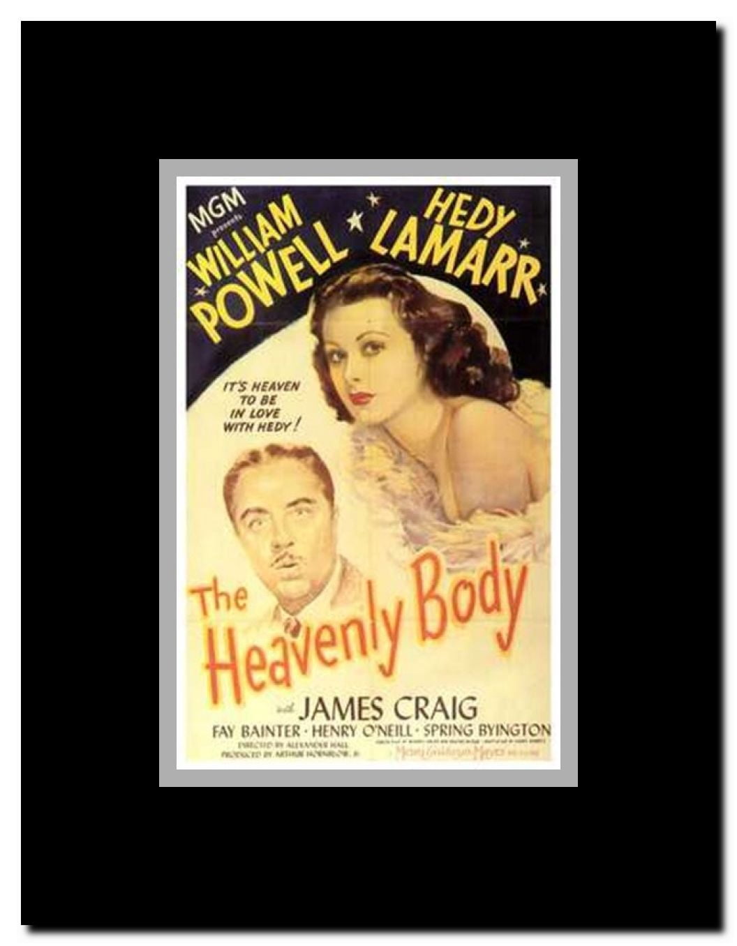The Heavenly Body Framed Movie Poster