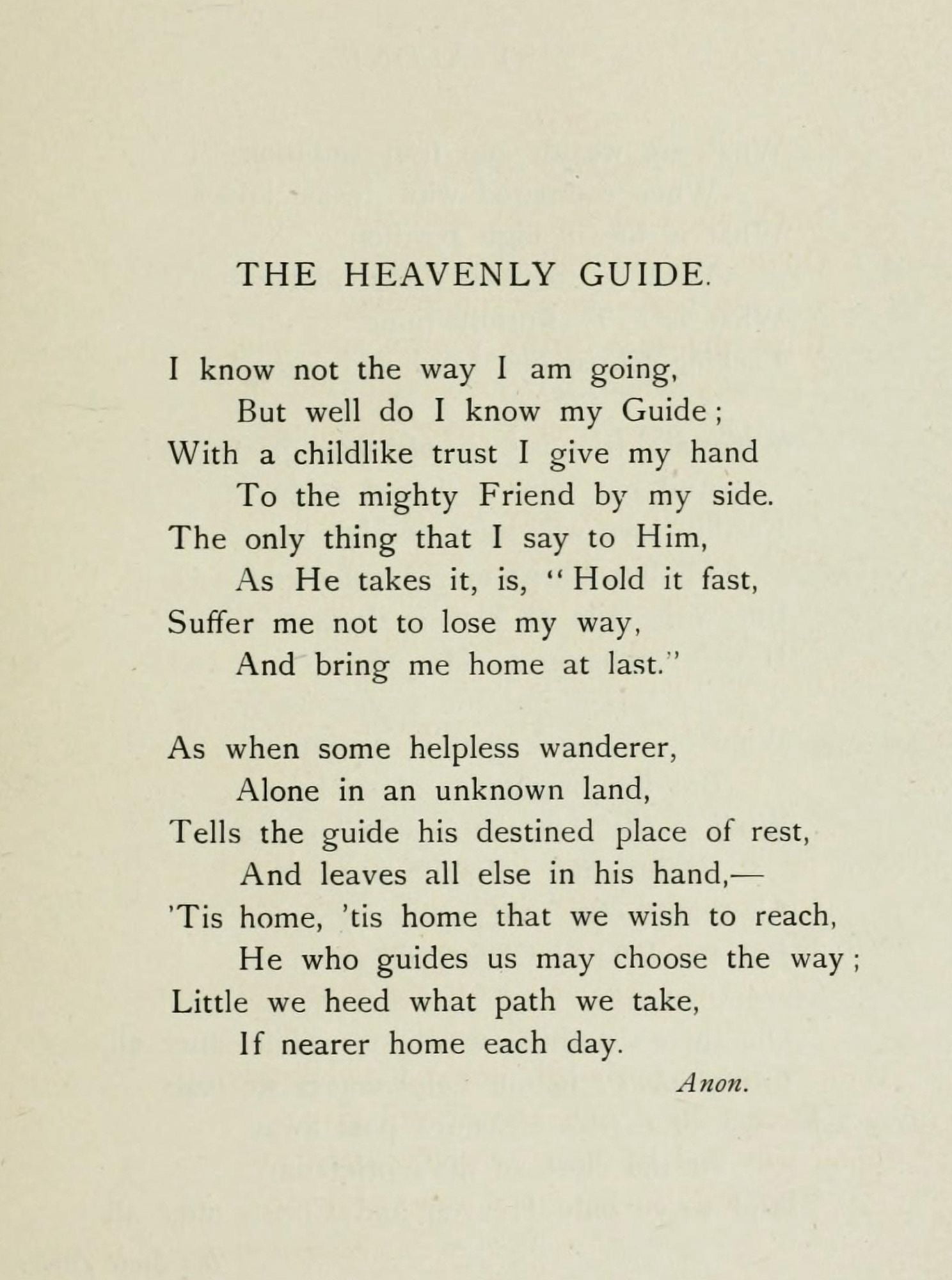 The Heavenly Guide Canvas Art - Unknown (18 x 24)