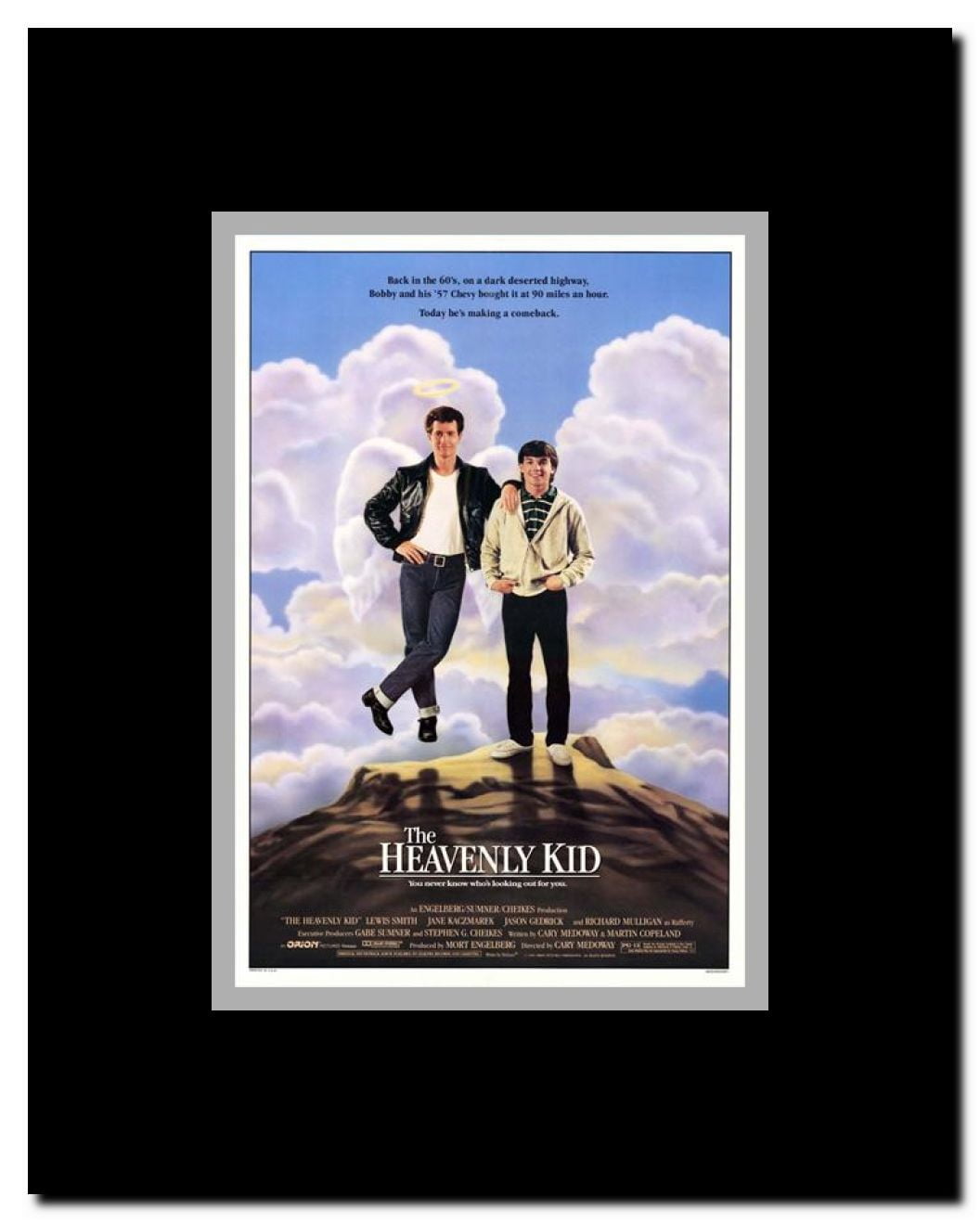 The Heavenly Kid Framed Movie Poster