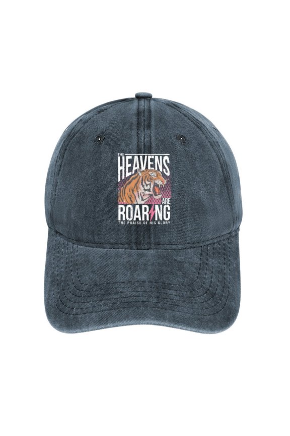 The Heavens Are Roaring Navy Hat Adjustable Funny Fashion Unisex Baseball Cap for Men Women