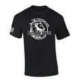 thumbnail image 1 of The Heavens Are Roaring The Praises of His Glory Lion Bible Scripture Mens Christian Tshirt Jesus Cross Short Sleeve T-shirt Graphic Tee-Black-large, 1 of 4