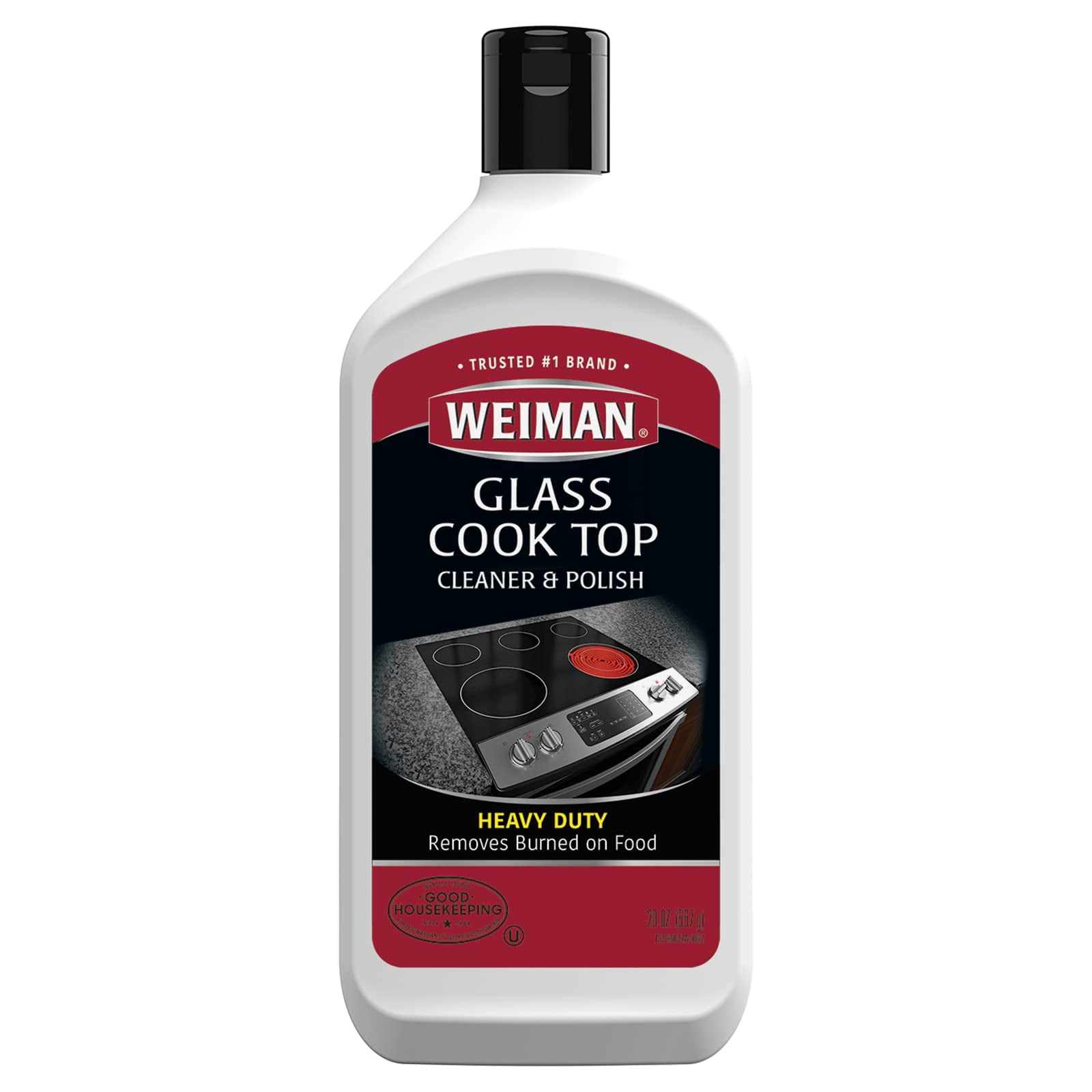 The Heavy Duty Induction Glass and Ceramic Cooktop Cleaner, Polishes