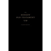 The Hebrew Old Testament, Reader's Edition, Hardcover