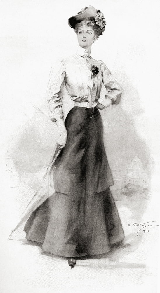 The Height Of Fashion In 1904 From The Century Illustrated Monthly Magazine May To October 1904 Canvas Art - Ken Welsh  Design Pics (10 x 19)