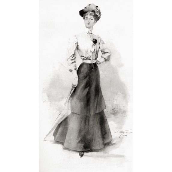 The Height Of Fashion In 1904. From The Century Illustrated Monthly Magazine May To October 1904. Print