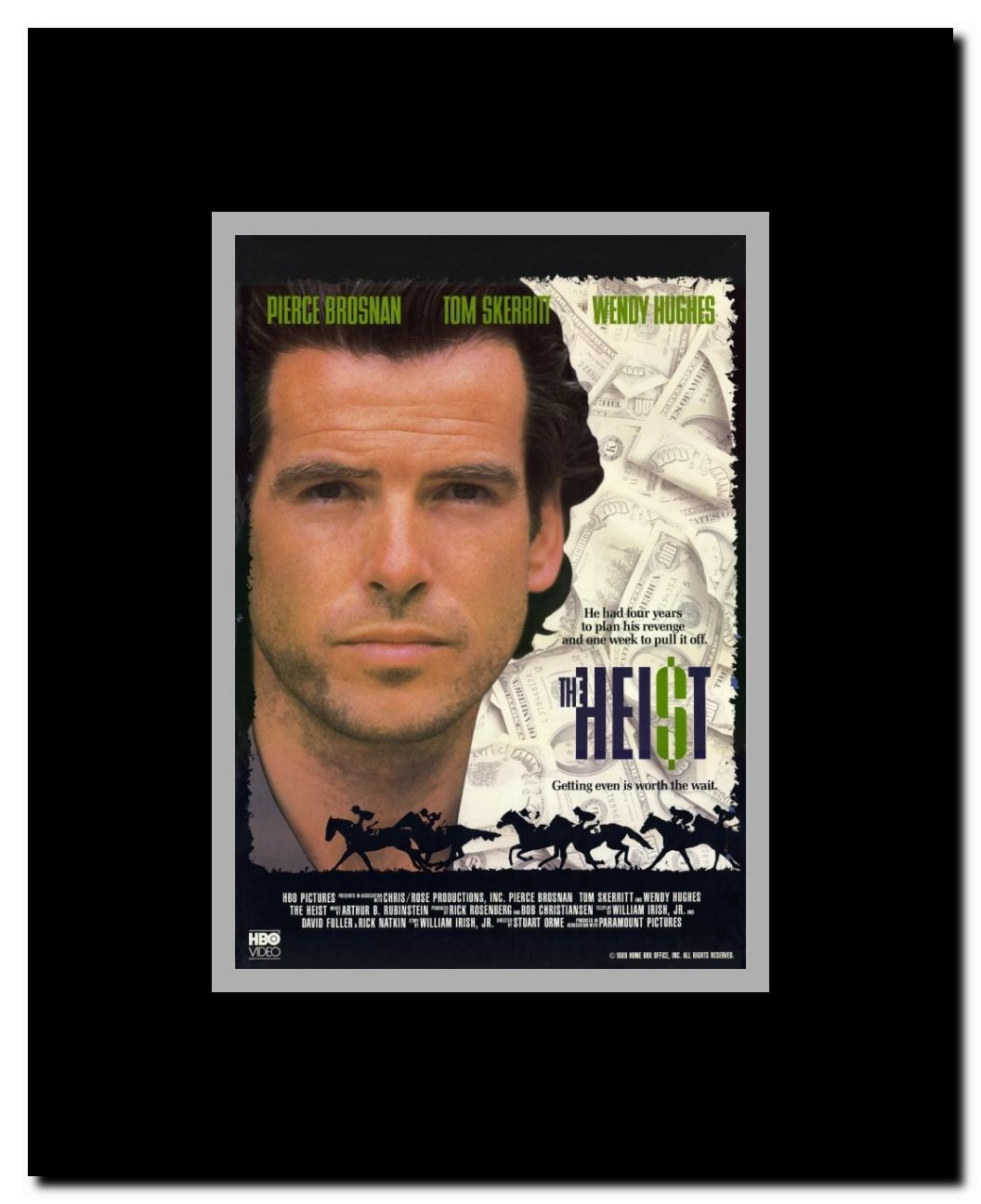 The Heist Framed Movie Poster