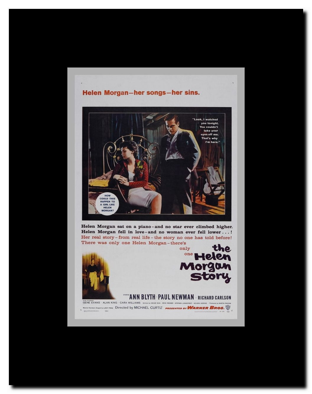 The Helen Morgan Story Framed Movie Poster