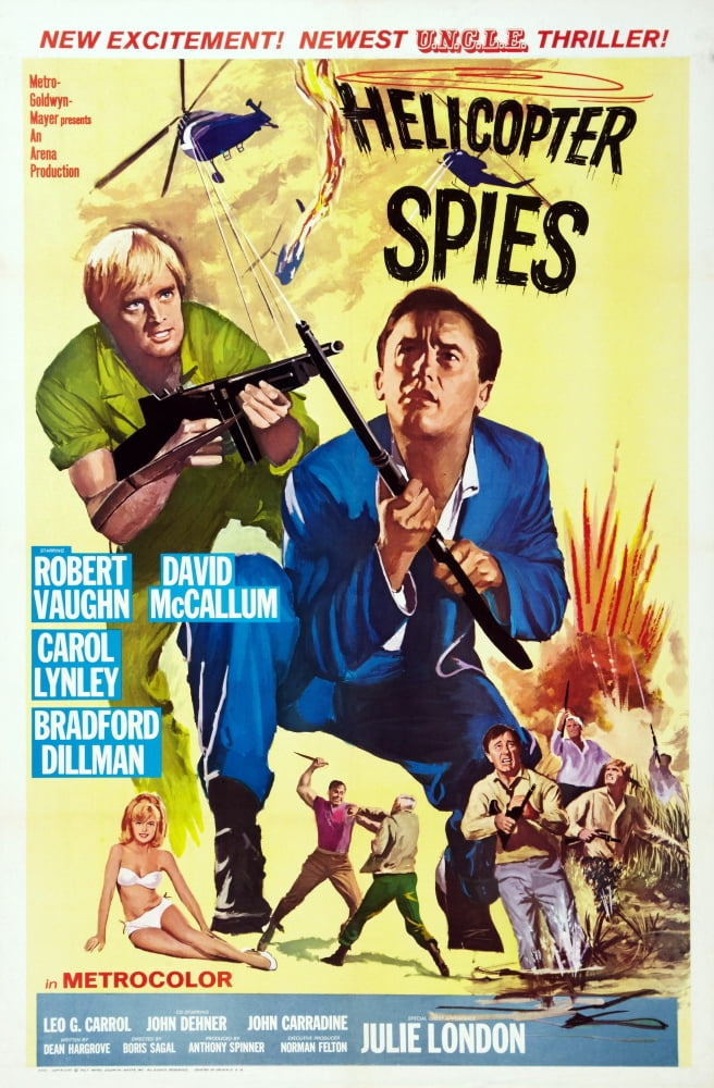 The Helicopter Spies U Canvas Art -  (24 x 36)