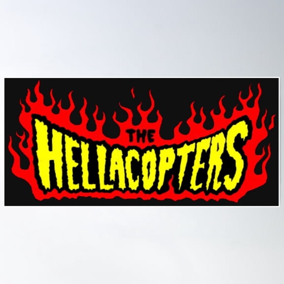 The Hellacopters Poster Wall Art, Modern Wall Decor For Living Room Bedroom, 8x12 UNFRAMED