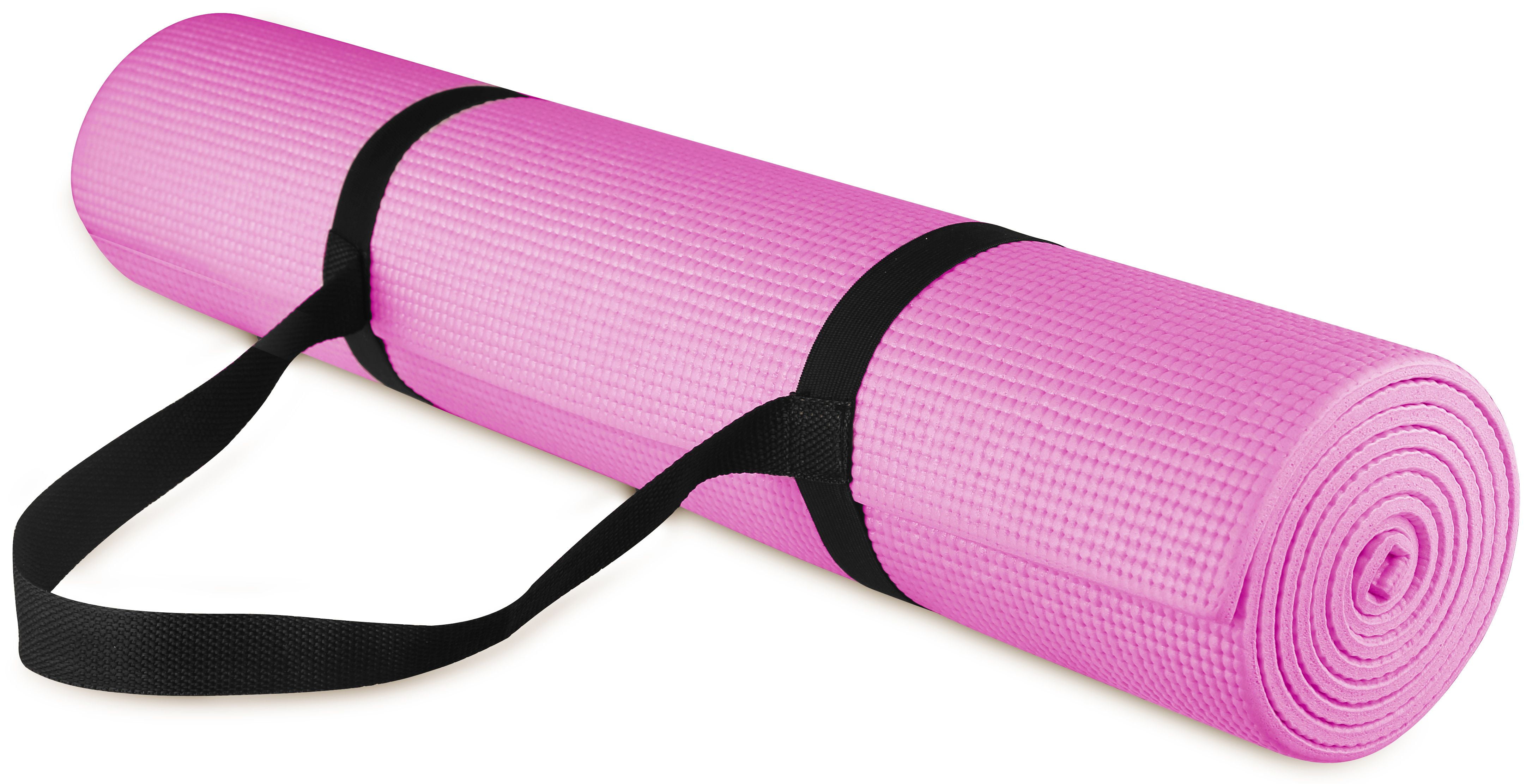 The Hensley 1/4-inch Thick Non-Slip Yoga Mat, Pink