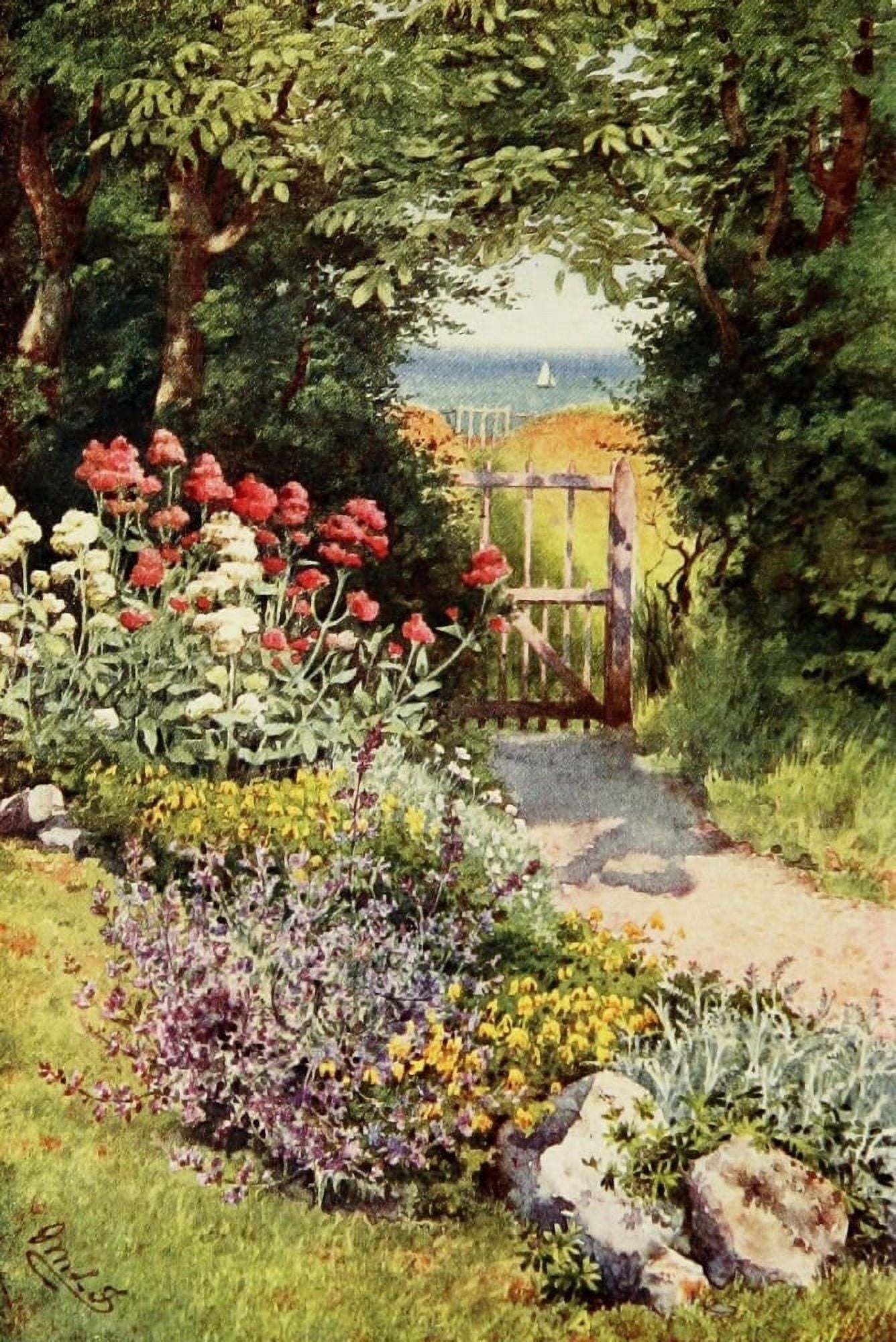 The Herb-Garden 1911 Garden 4 Canvas Art - Isabelle Forrest (18 x 24)