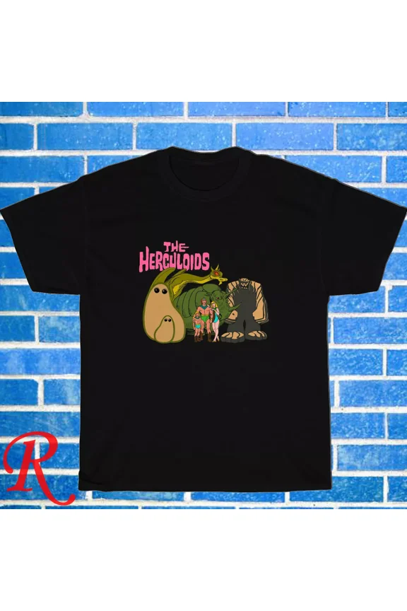 The Herculoids Cartoon TV Show Black/Grey/Navy/White Size S-5XL Unisex T-Shirt