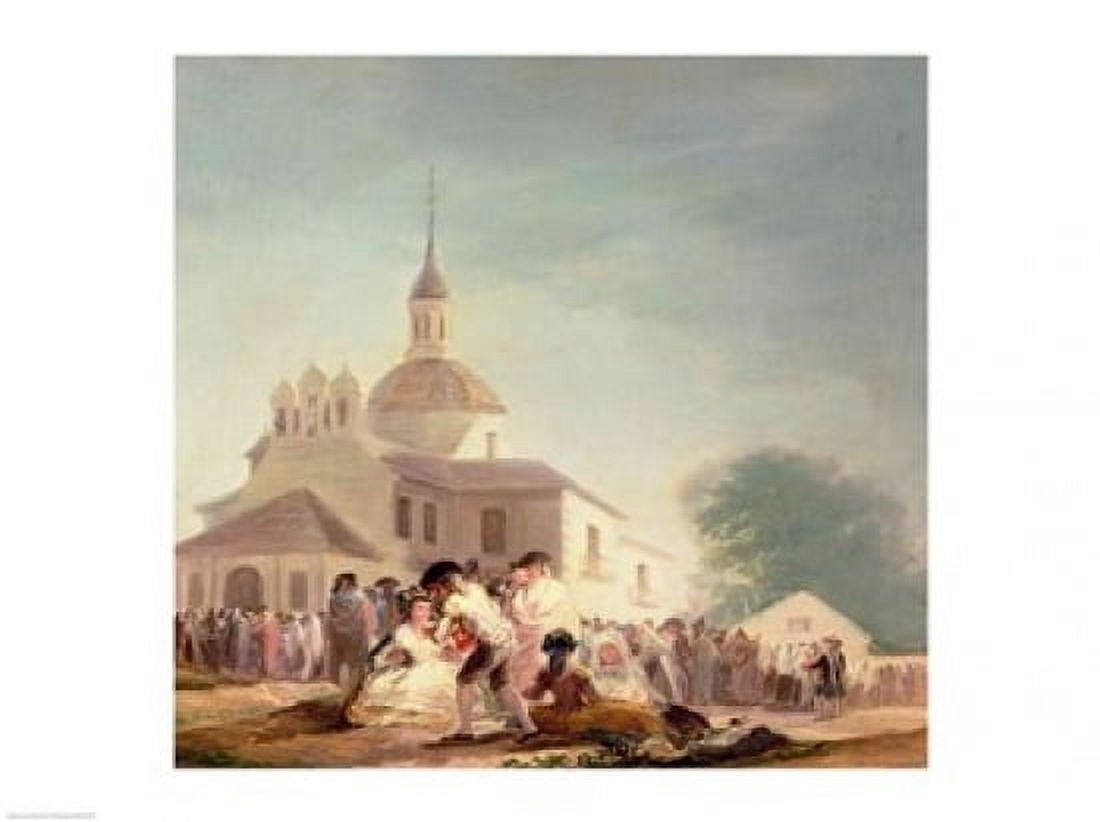 The Hermitage of San Isidro Madrid 1788 Canvas Art - Francisco De Goya (24 x 18)