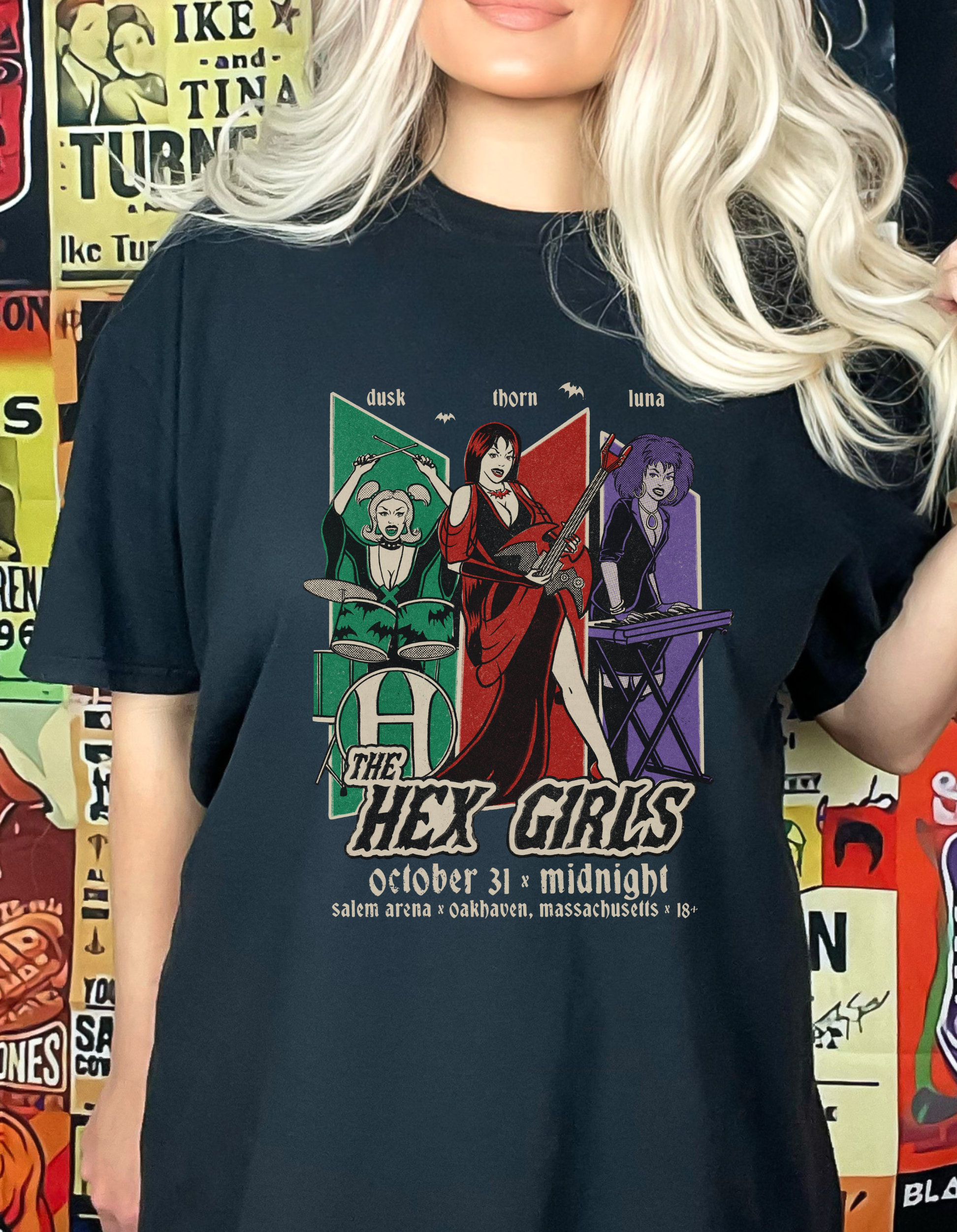 The Hex Girls Tour, Hex Girls Concert, Retro Halloween, Hex Girls Rock