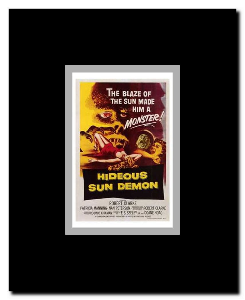 The Hideous Sun Demon Framed Movie Poster