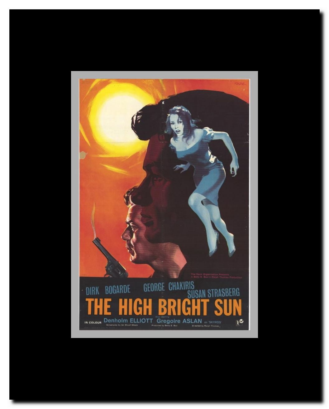 The High Bright Sun Framed Movie Poster