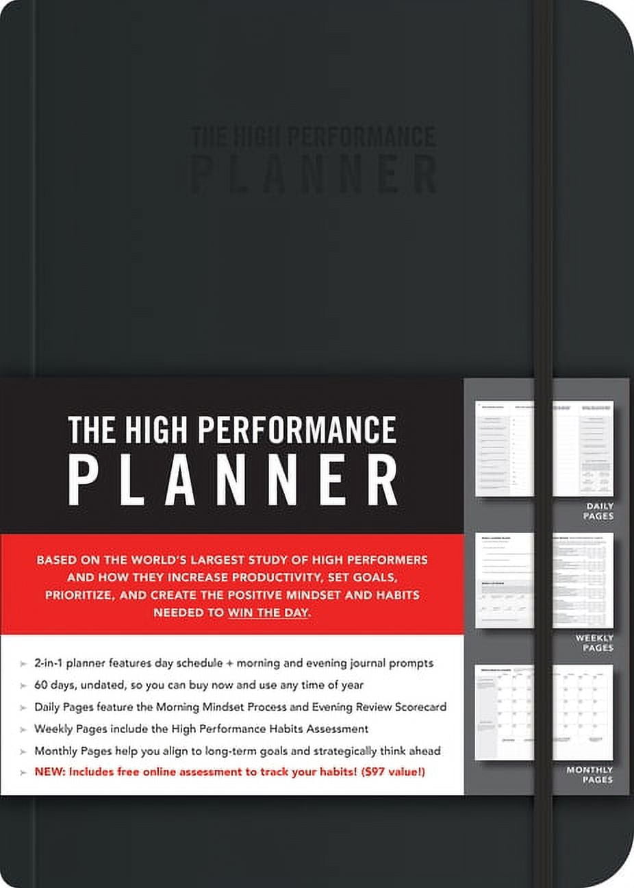 【新品】The High Performance Planner 6冊セット Brendon Burchard, Planner, RRK150, 2-in-1 Daily Journal - Walmart.com