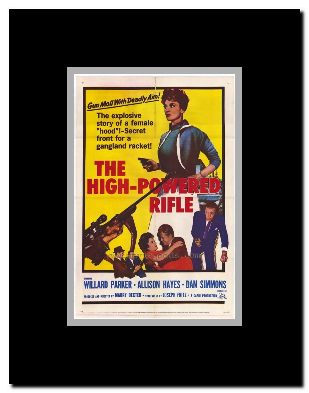 The High-Powered Rifle Framed Movie Poster