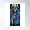 thumbnail image 1 of The High Priestess Poster Wall Art, Modern Wall Decor For Living Room Bedroom, 24x36 UNFRAMED, 1 of 3