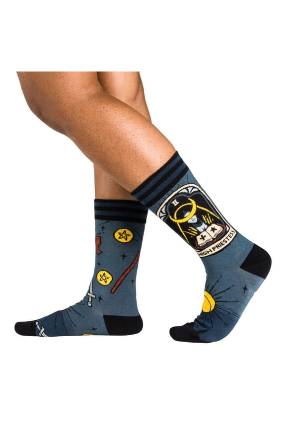 The High Priestess Tarot Nouveau Crew Socks