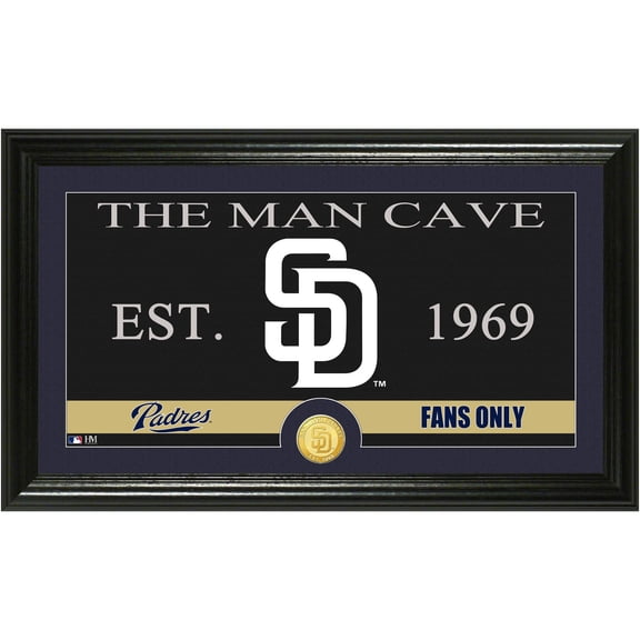 The Highland Mint MLB Man Cave Bronze Coin Panoramic Photo Mint, San Diego Padres