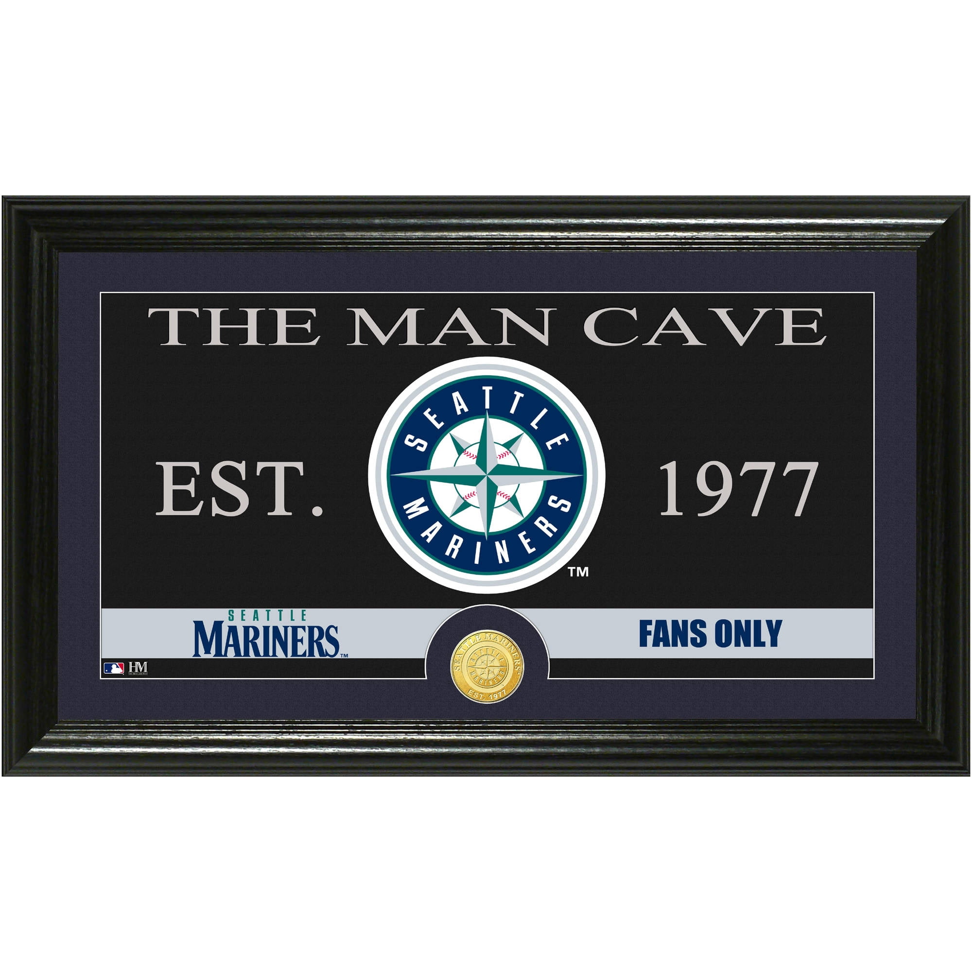 The Highland Mint MLB Man Cave Bronze Coin Panoramic Photo Mint, Seattle Mariners
