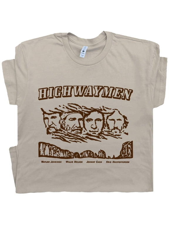The Highwaymen T Shirt Vintage Country Music Shirts For Men Guys Women Outlaw Country Cool Vintage 90s Retro Band Graphic Tee