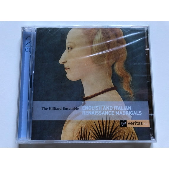 The Hilliard Ensemble – English And Italian Renaissance Madrigals / Virgin Veritas 2x Audio CD 1999 / 724356167124