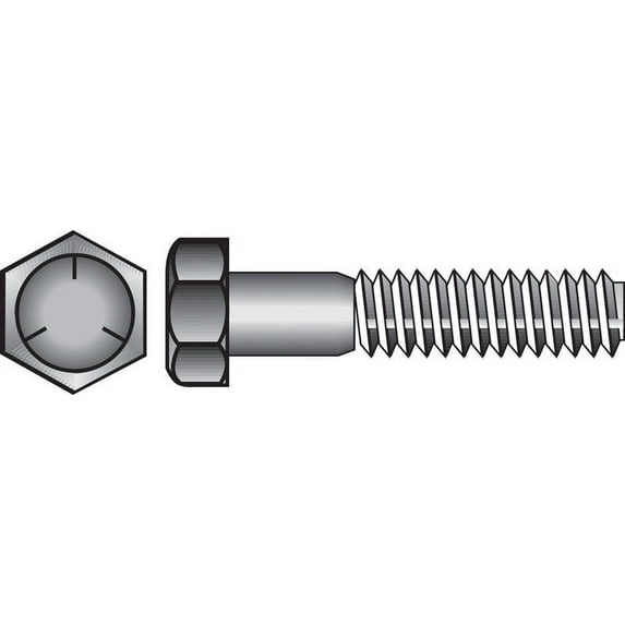 The Hillman Group 1/2" Heat Treated Zinc Steel Hex Head Cap Screw