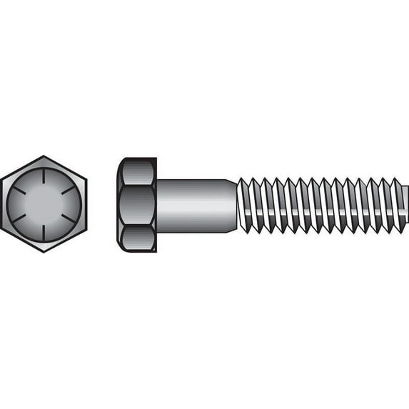The Hillman Group 1/2" Yellow Dichromate Grade 8 Steel Hex Head Cap Screw